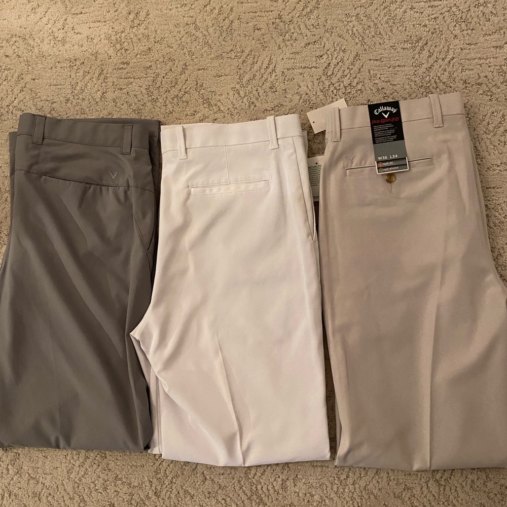 COPY - 3 Pairs Callaway Pro Spin Pants Bundle EUC/NWT
